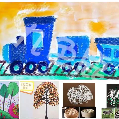 中二班十一月美术作品梳理