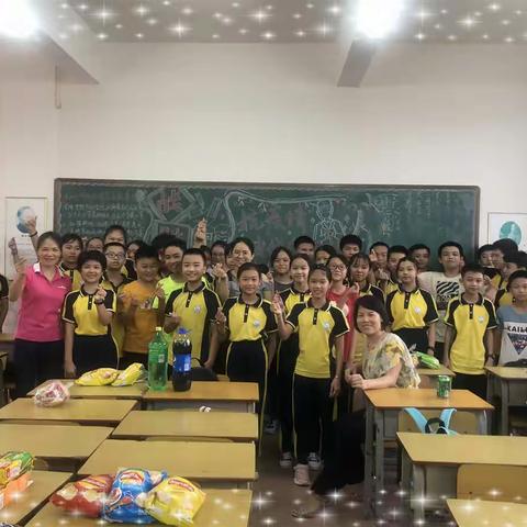 分享快乐，与你同行！-记罗城中心小学六8班6.1儿童节分享大会