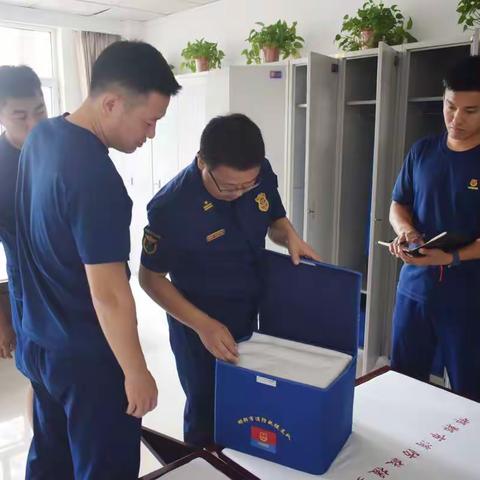 特勤大队深入丛台北路消防救援站开展“中秋”节前检查指导工作