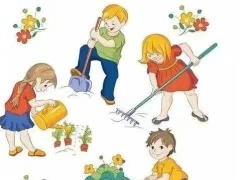 劳动最光荣 教育实验幼儿园清怡园大六班倡议书