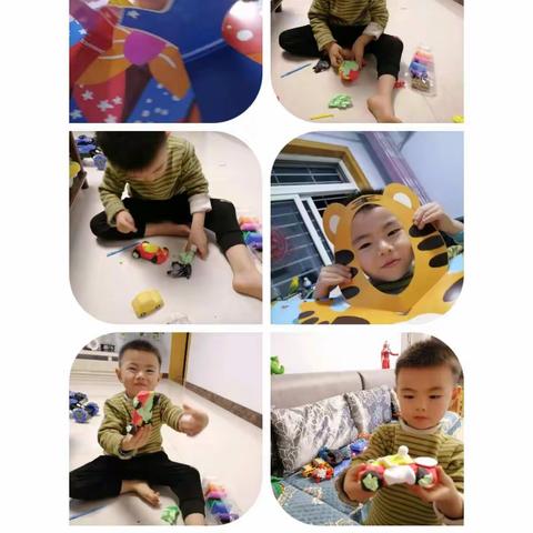 用❤️心陪伴，携👨‍👩‍👧‍👦爱同行吴林中心幼儿园小二班假期快乐生活