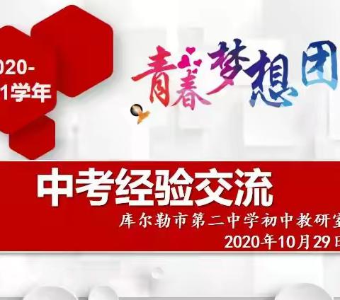 凝心促进，聚力提升-----库尔勒市第二中学2020年中考经验交流