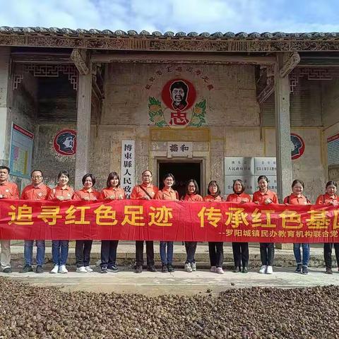 忆党史，赓续百年初心，传承奋斗精神﻿ ——罗阳民办联合党支部党史学习教育系列活动