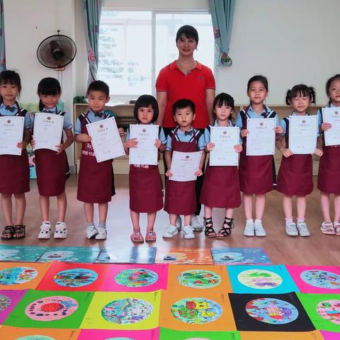 陆丰神墨教育－(永盛宝宝幼儿园)神墨绘画班学员晋级啦！