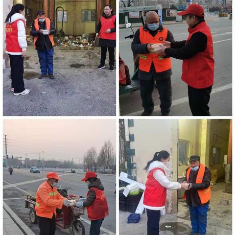县直工委——“元宵送汤圆，情暖环卫工”