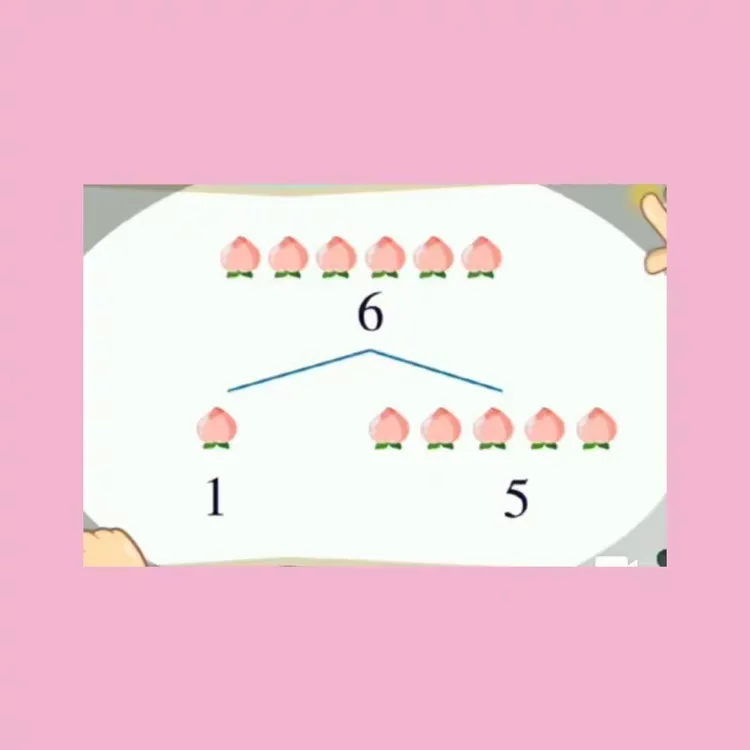 第十五课大班数学认知《6的分解组合》
