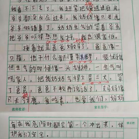 习作展示一：《小小“动物园”》