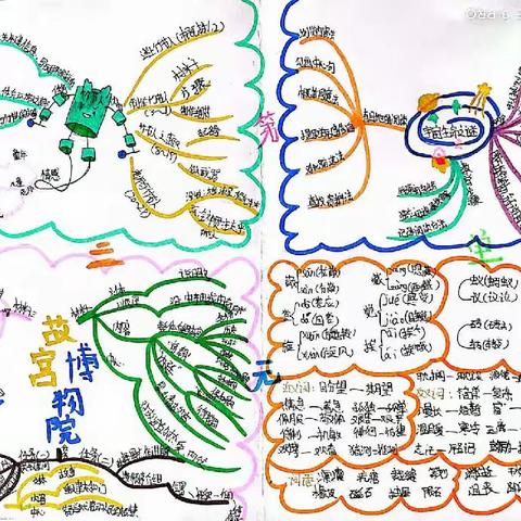 六年级思维导图作业展示