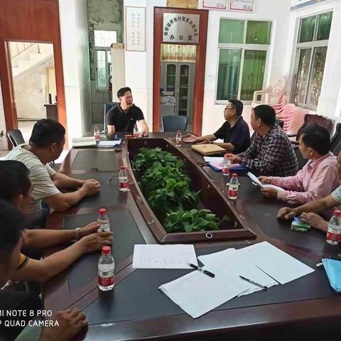 常务副市长麦宏山到桥南村指导工作