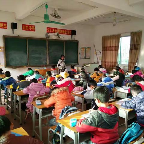 沙迳中心小学举行数学口算竞赛活动