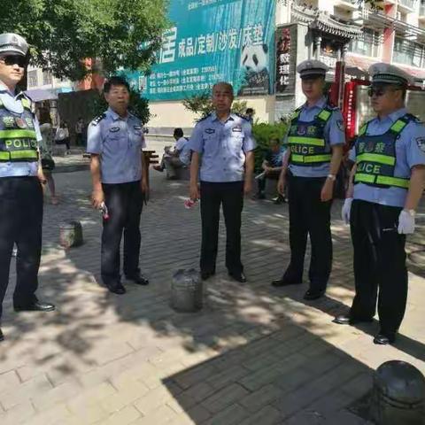市公安局交通警察支队副支队长刘铁仓督导检查印台高考端午节道路交通安保工作