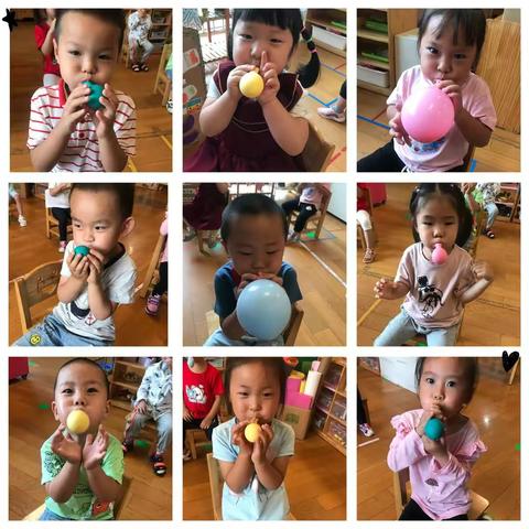 我和气球做游戏