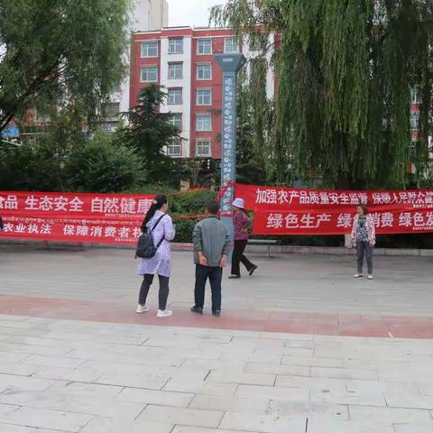 黄南州农产品质量安全检验检测中心开展“尚检崇信，守护阳光下的盘中餐”食品安全主题宣传活动