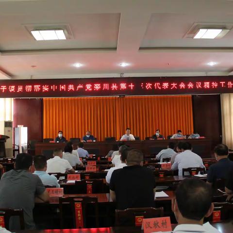 庙子镇召开专题会议传达学习栾川县第十三次党代会会议精神