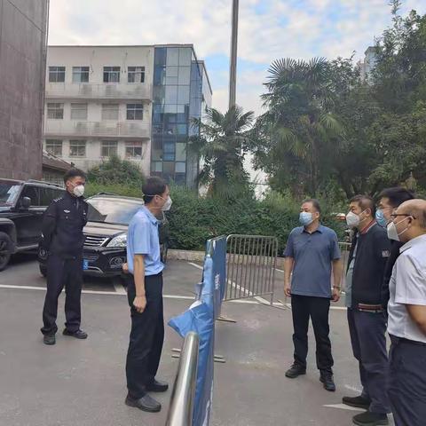区委副书记张营督导检查西安宾馆太乙路专班工作