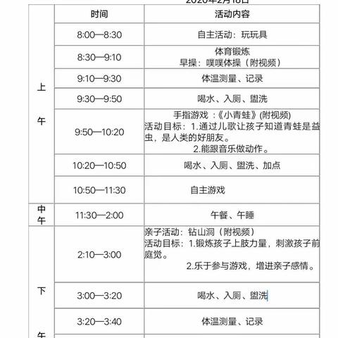 【茌平区翰林幼儿园】小班2月18日线上活动