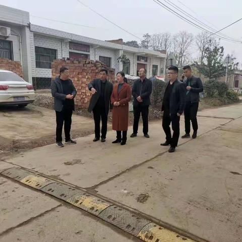 区政协副主席关林、街办惠主席惠斌武到榆楚村现场督导人居环境卫生工作