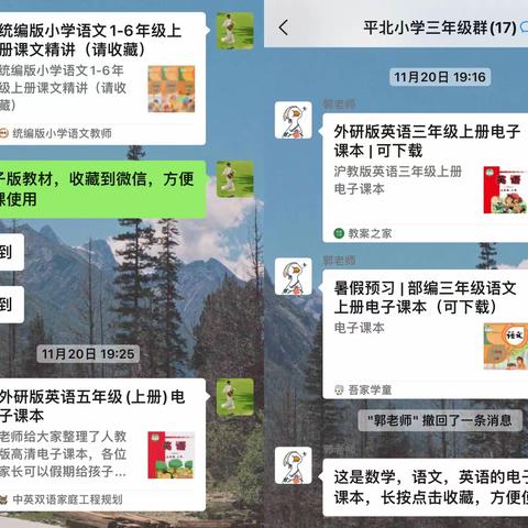 你我同行战疫情，携手共进学不停——平北小学线上教学活动