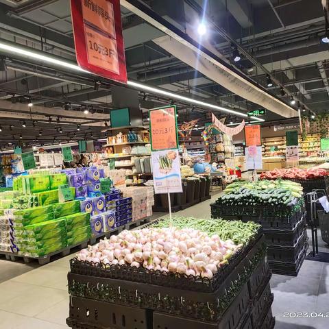 长江新城店4月24日第一次开业营运报告