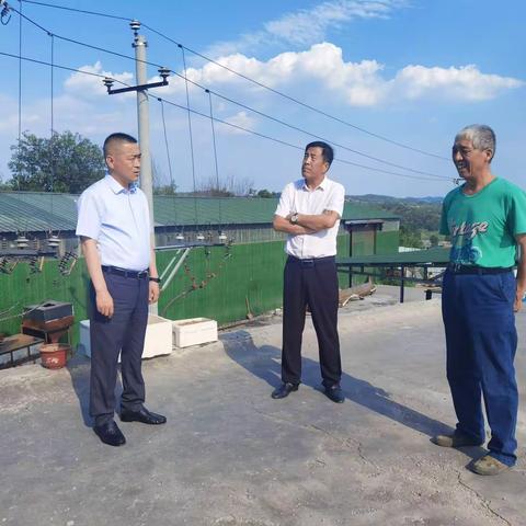 冯宇副县长督导松村镇安全生产工作