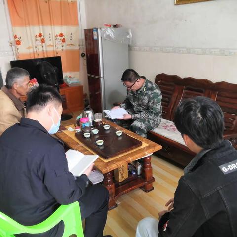 七坊镇开展2023年春季征兵入伍政审入户走访调查工作