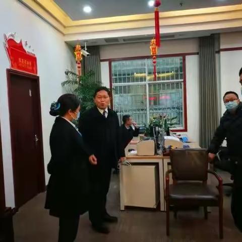 彭水支行安防及疫情防控大盘点之五------检查支行金库及营业部与河堡街支行