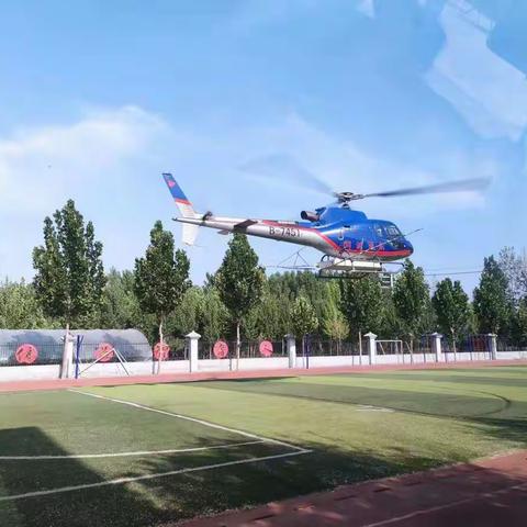 曲周县飞机施药防治美国白蛾工作圆满收关