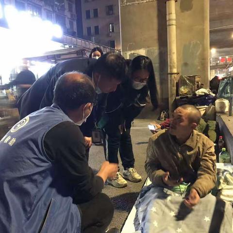 流动救助服务队2月27日工作简报