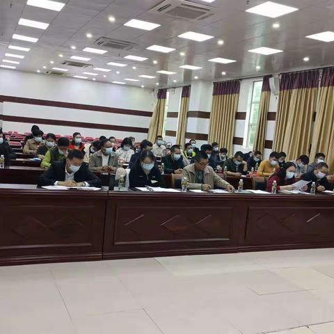 临高县旅文局召开2021旅文系统年终总结大会