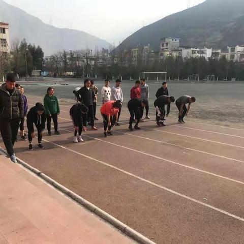 2019年汶川县汶川中学冬训点剪影