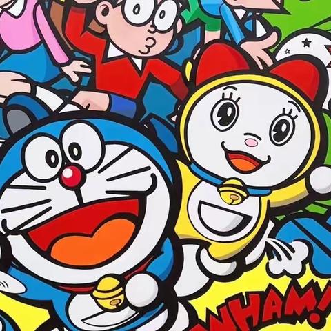 hello艺术二级班《多啦A梦丙烯油画课》