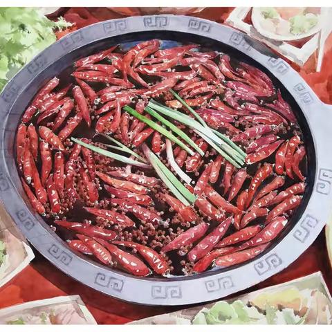 【干式水彩】……美食篇