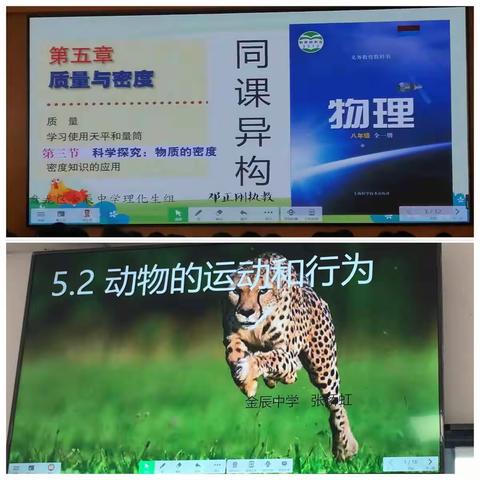 同课异构，博彩众长—2021年12月16日理化生组教研简讯