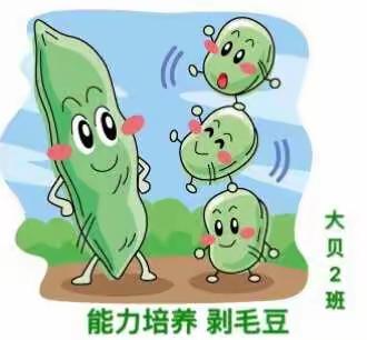 大贝2班能力培养剥毛豆