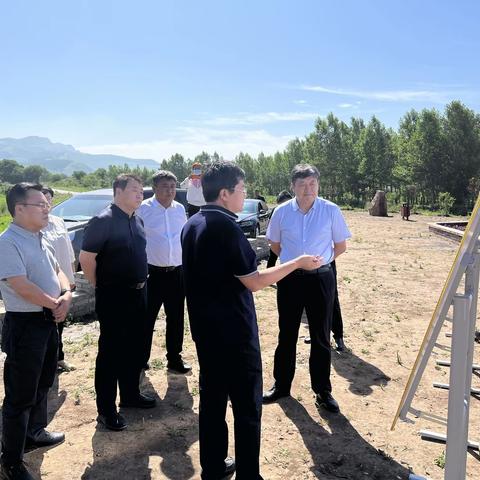 崔万峰副市长调研辽河流域水环境治理工作