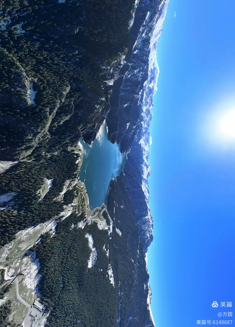 新疆天山天池图片全景图