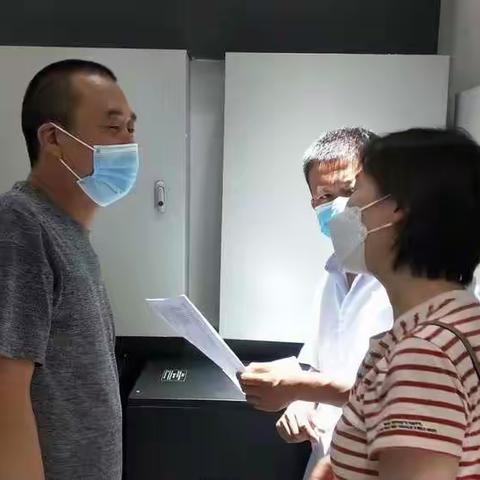 省行安全保卫部张悦一行3人，莅临焦作分行验收4家监控设备。