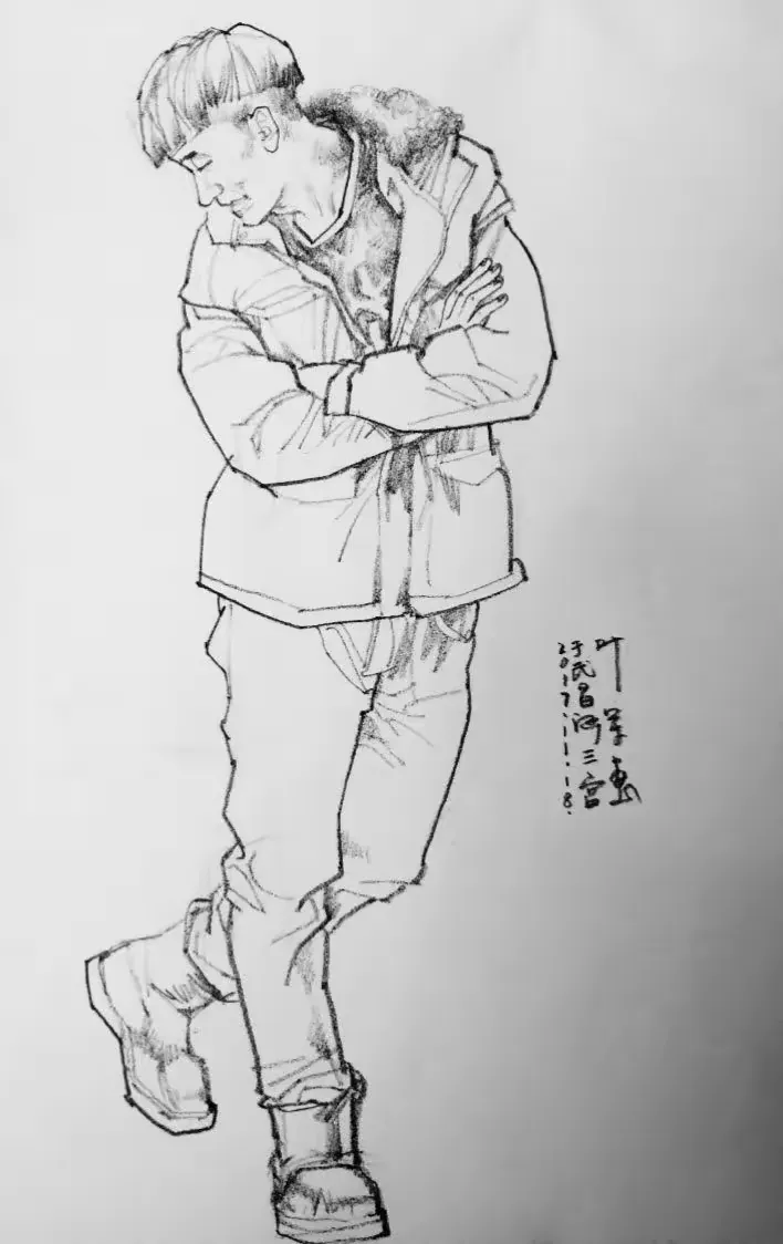 叶军速写示范