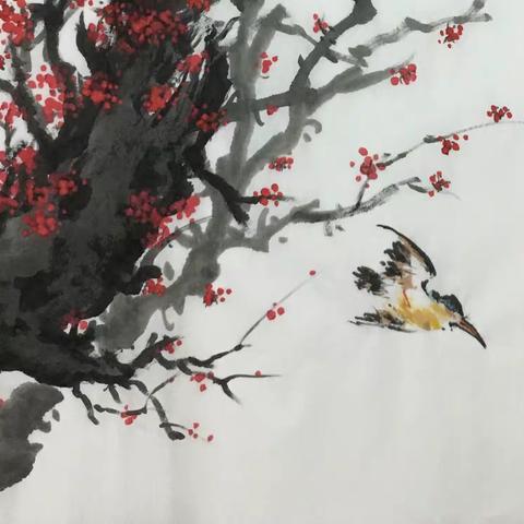 春日梅花分外妖娆