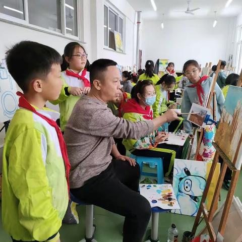 宜州小学——凡英油画工作坊期末作品展