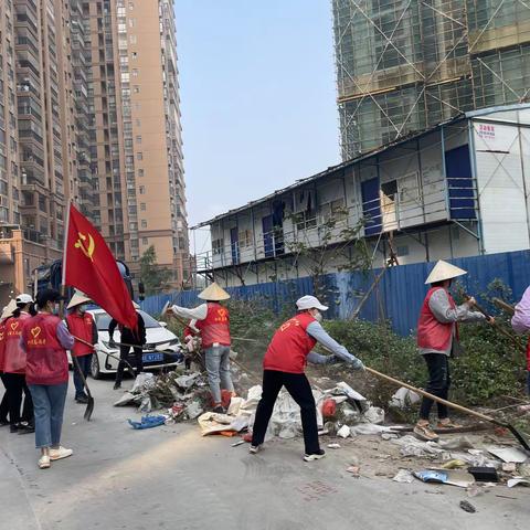 环卫支部开展“创城有我 志愿同行”学雷锋志愿服务活动