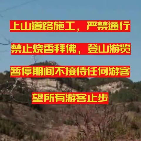 云台山三月三传统庙会暂停的通告