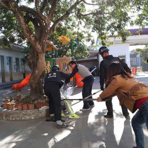 反恐防暴常演练，共筑安全大防线一一陈地小学“防恐防暴应急处置”演练活动