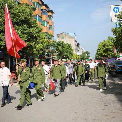 绵阳市游仙区魏城片区参战老兵庆祝建军93周年