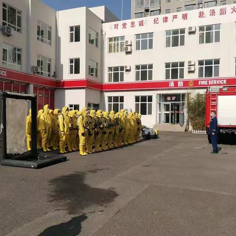 青岛支队组织开展防疫机动队拉动演练