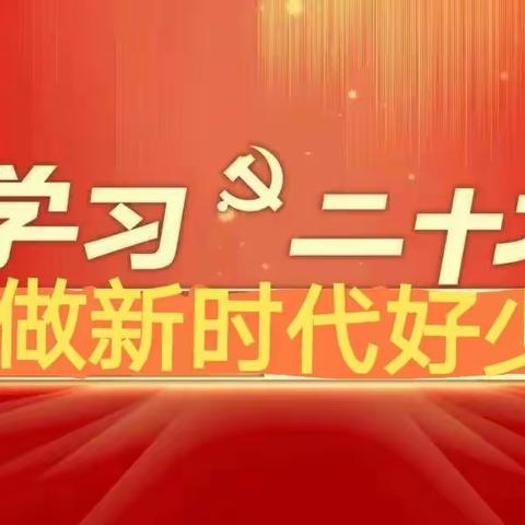 “践行二十大，静待花开之--          学习二十大精神，争做新时代好少年”     ------集中在线国旗下宣讲活动。