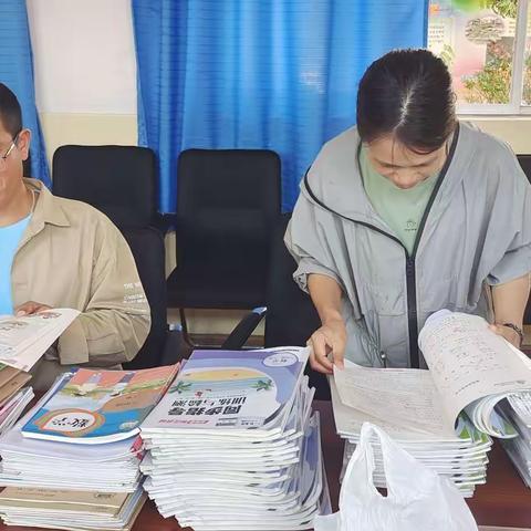 常规促教学，检查督发展——董家庄小学教学常规检查