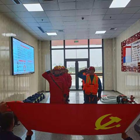 乐陵大队全力做好防汛救援准备工作