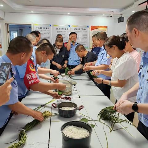 建设桥社区开展“党群共建创和谐 端午粽情聚民心”党日主题活动