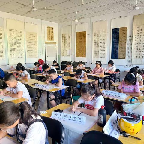 忻州青少年书法教育中心2022年暑期培训作品选登（二）